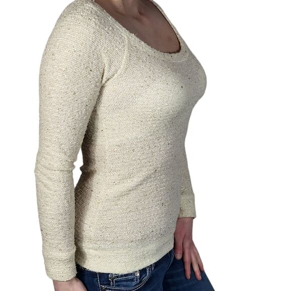 Maurices White Sprinkle women's Sweater - Picture 2 of 7
